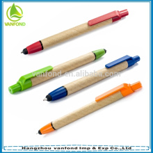 Top venta promocional stylus pen/ECO touch pantalla pluma personalizada lápiz táctil